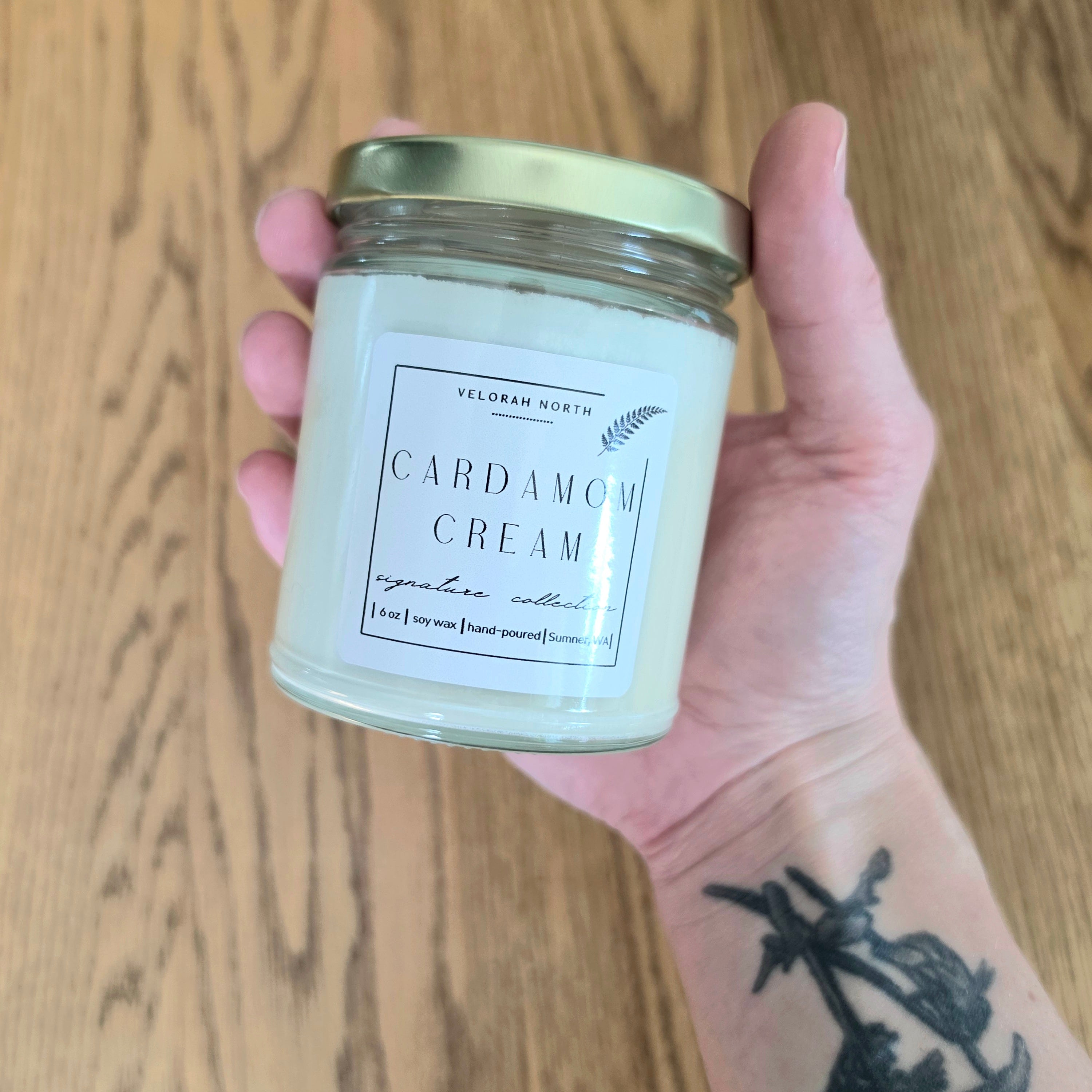 Cardamom Cream Candle (6oz)