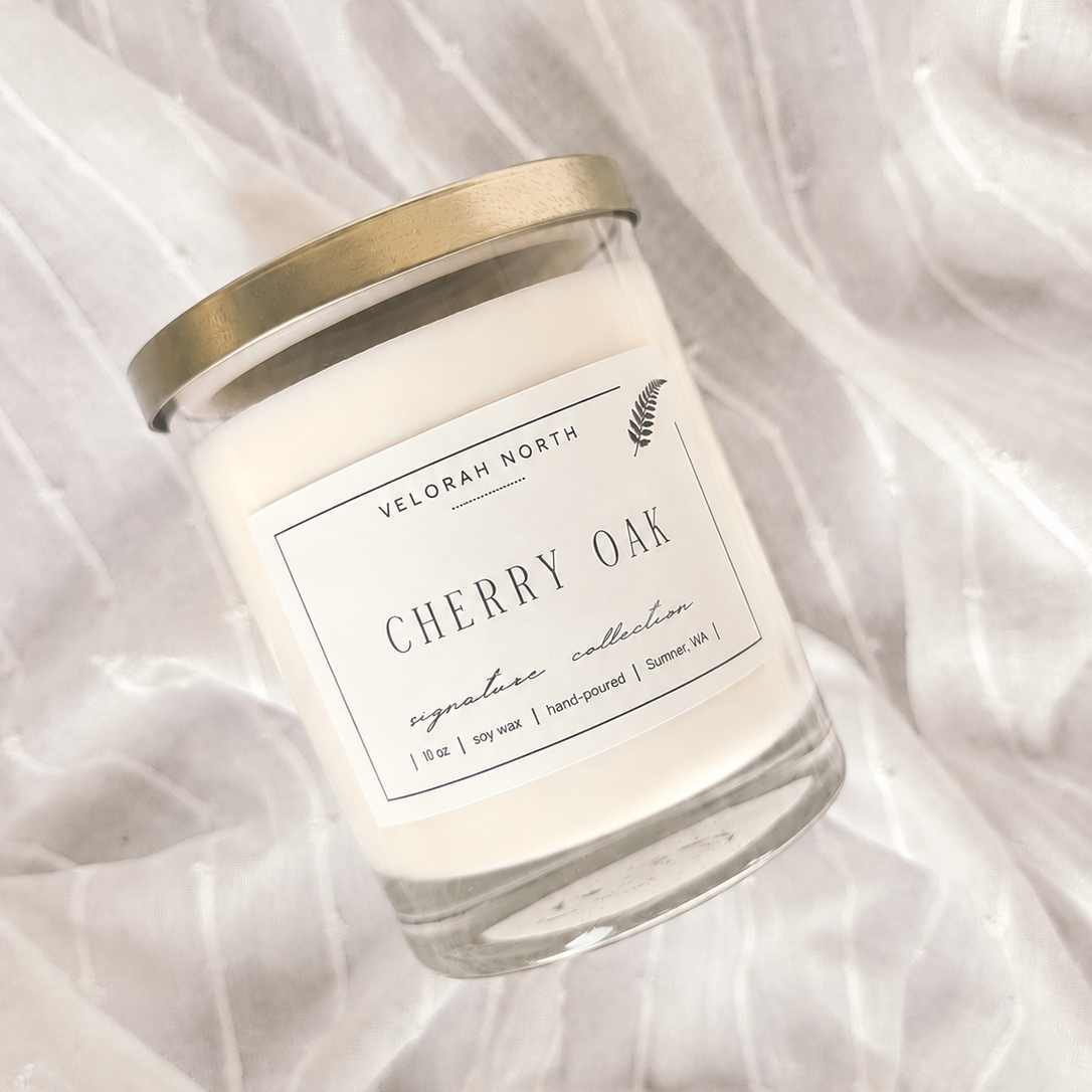 Cherry Oak Candle (10oz)