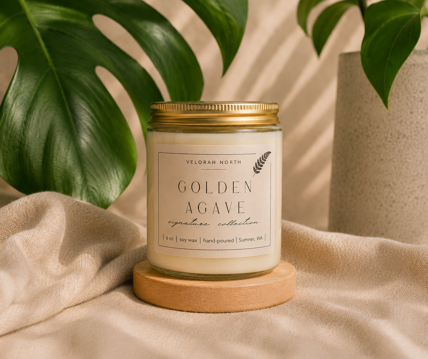 Golden Agave Candle (6oz)