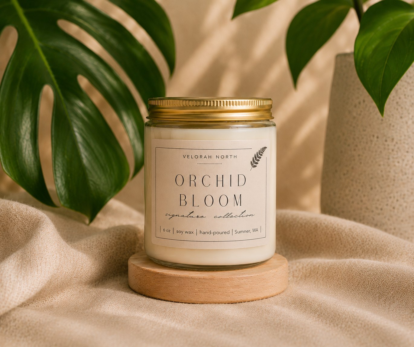 Orchid Bloom Candle (6oz)