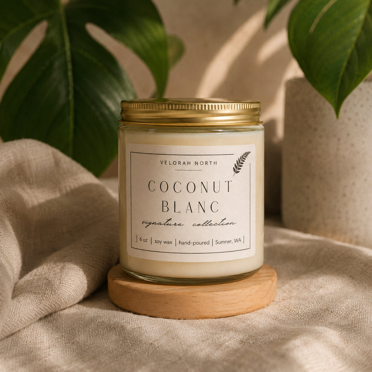 Coconut Blanc Candle (6oz)