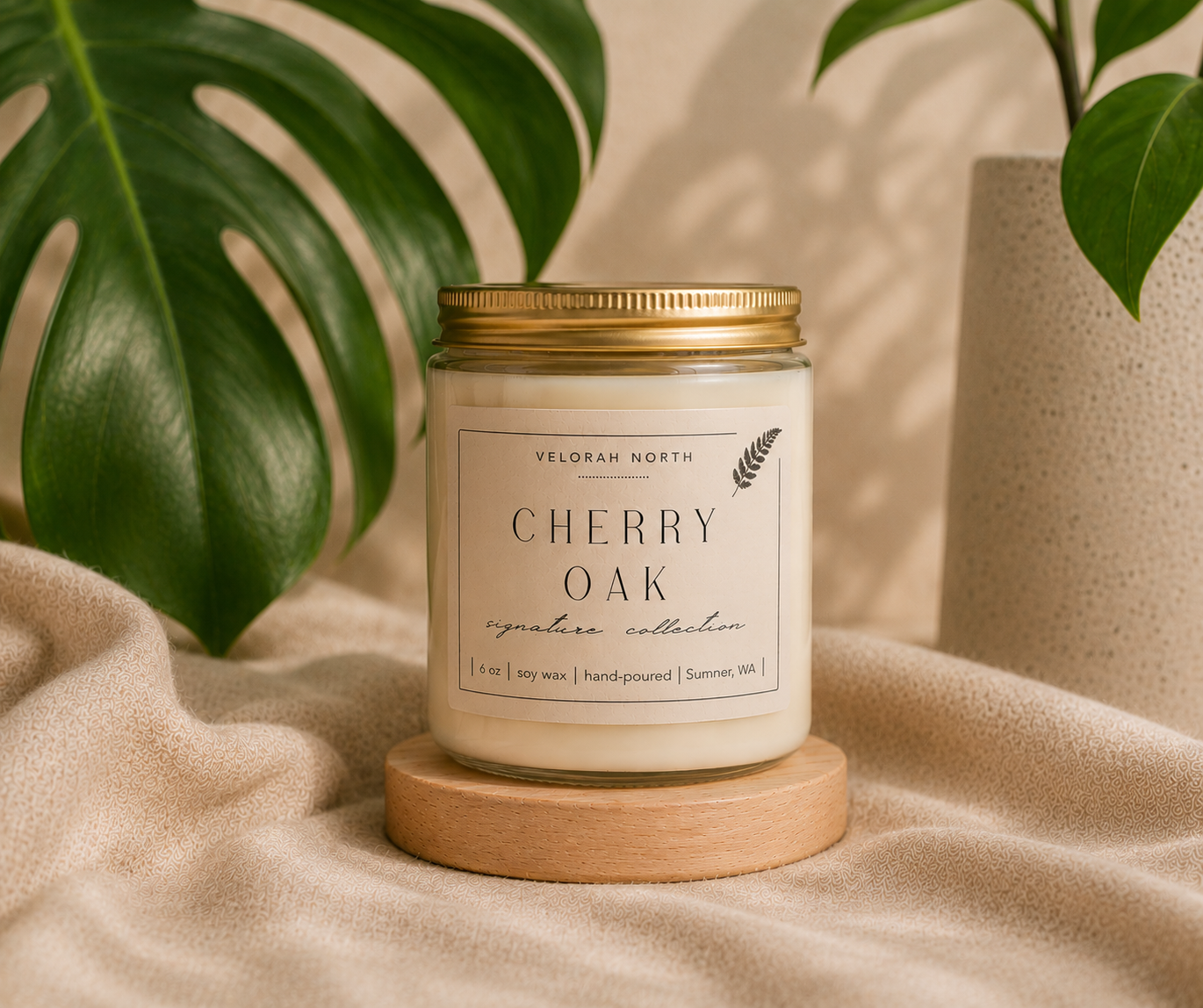 Cherry Oak Candle (6oz)