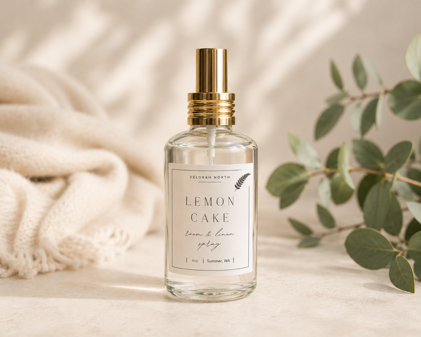 Lemon Cake Room & Linen Spray (4oz)
