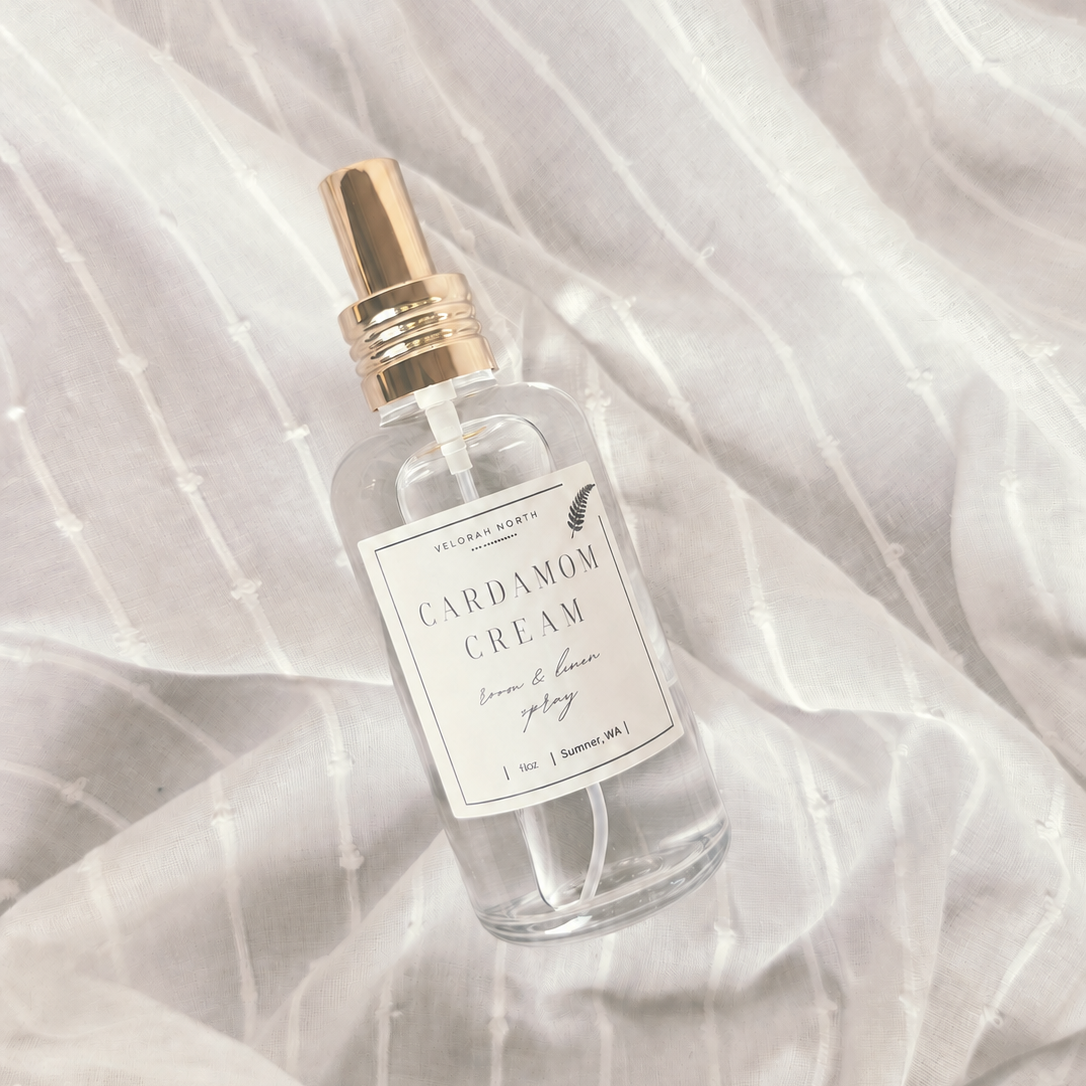 Cardamom Cream Room & Linen Spray (4oz)