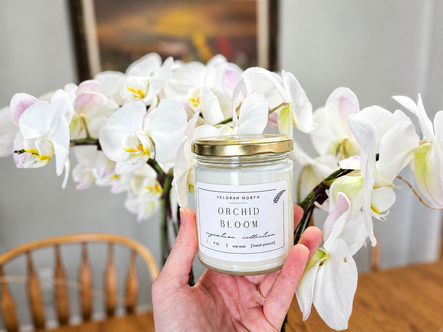 Orchid Bloom Candle (6oz)